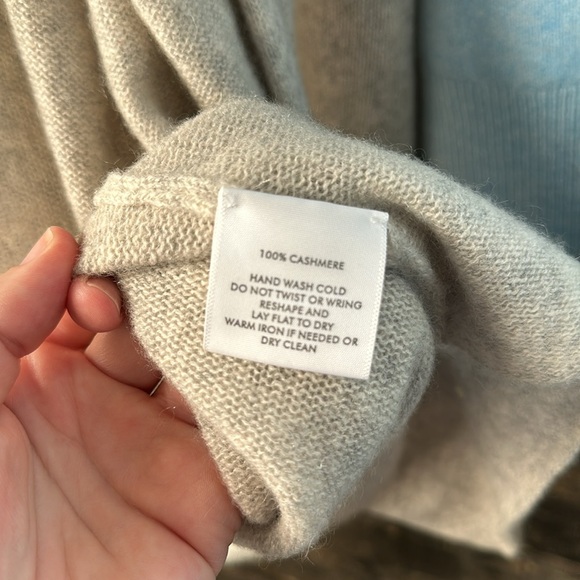 WHITE + WARREN Essential Cashmere Trapeze Cardigan *LIKE NEW* Size Sm $335 - Picture 11 of 15
